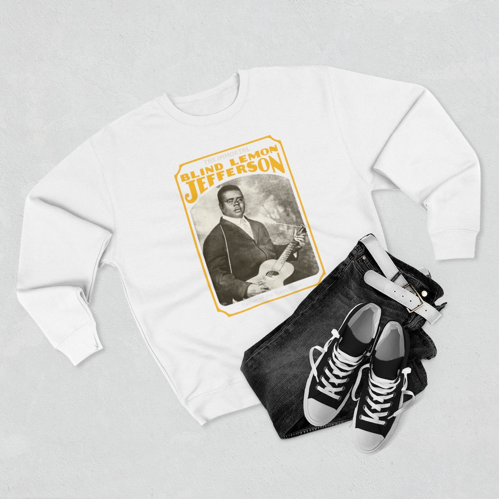 Blind Lemon Jefferson - Unisex Premium Crewneck Sweatshirt