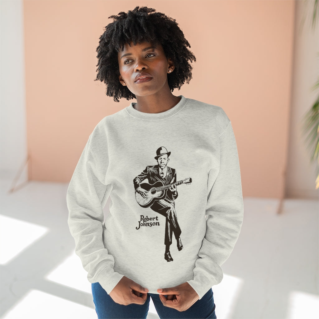 Robert Johnson - Unisex Premium Crewneck Sweatshirt