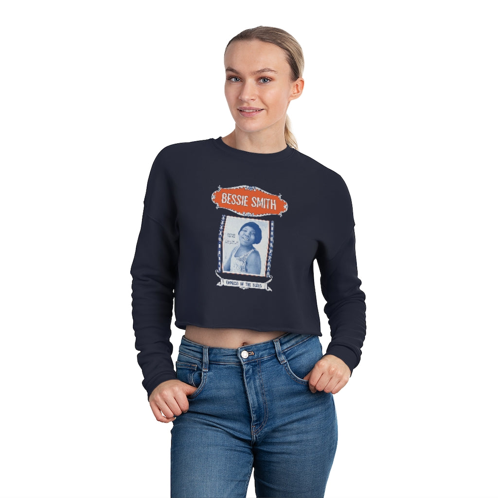 Bessie Smith - Women's Cropped Sweatshirt