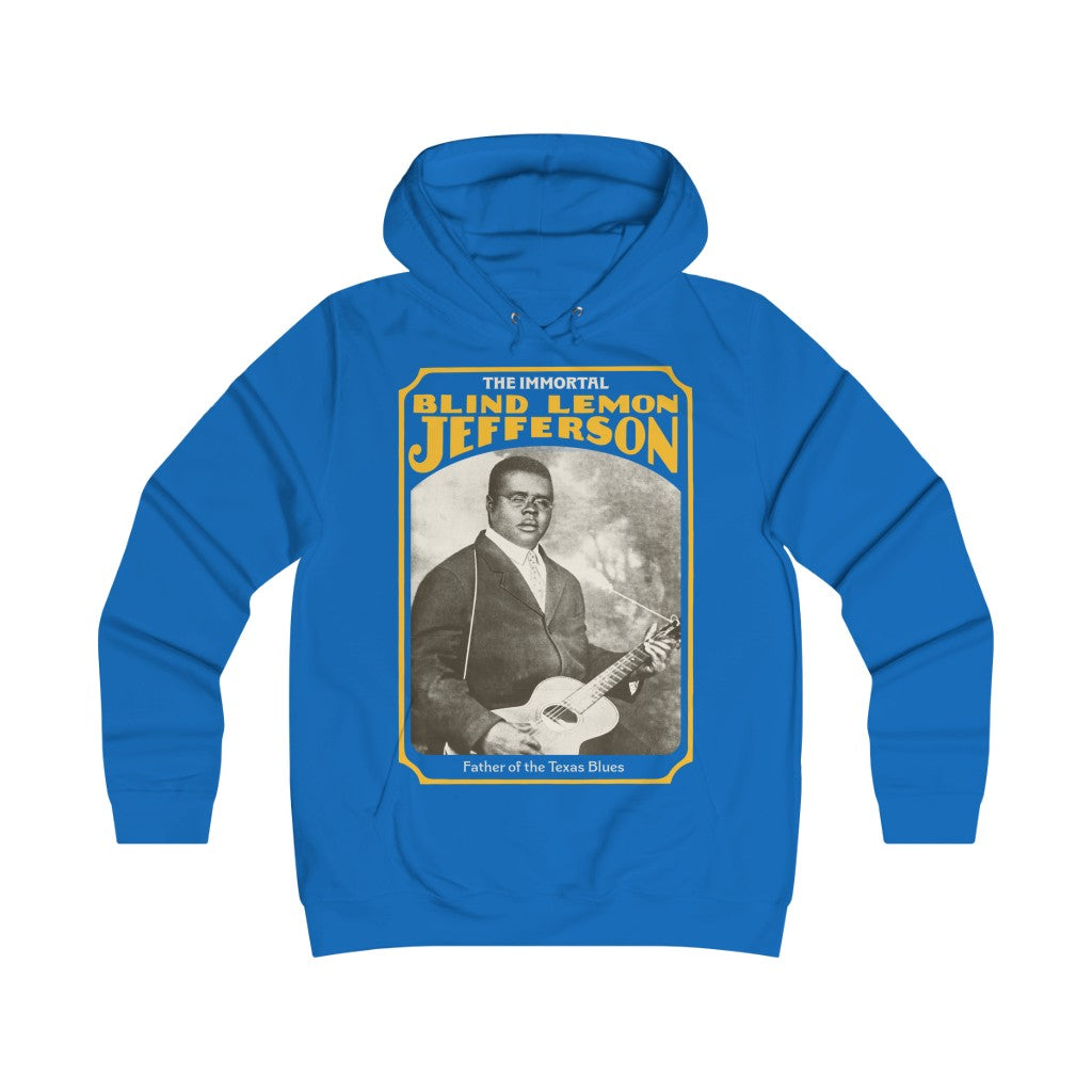 Blind Lemon Jefferson - Girlie College Hoodie