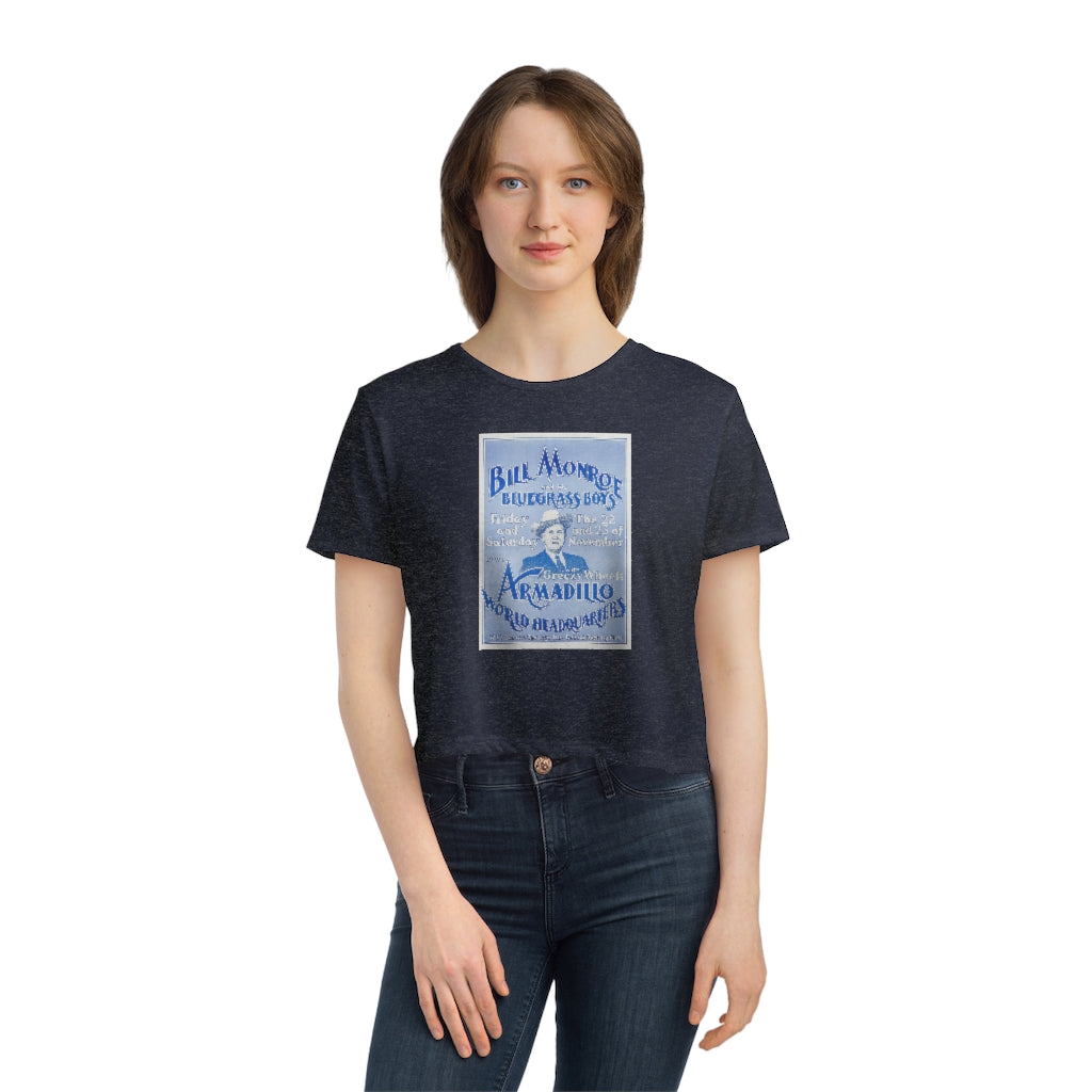 Bill Monroe - Women's Flowy Cropped Teeed Tee