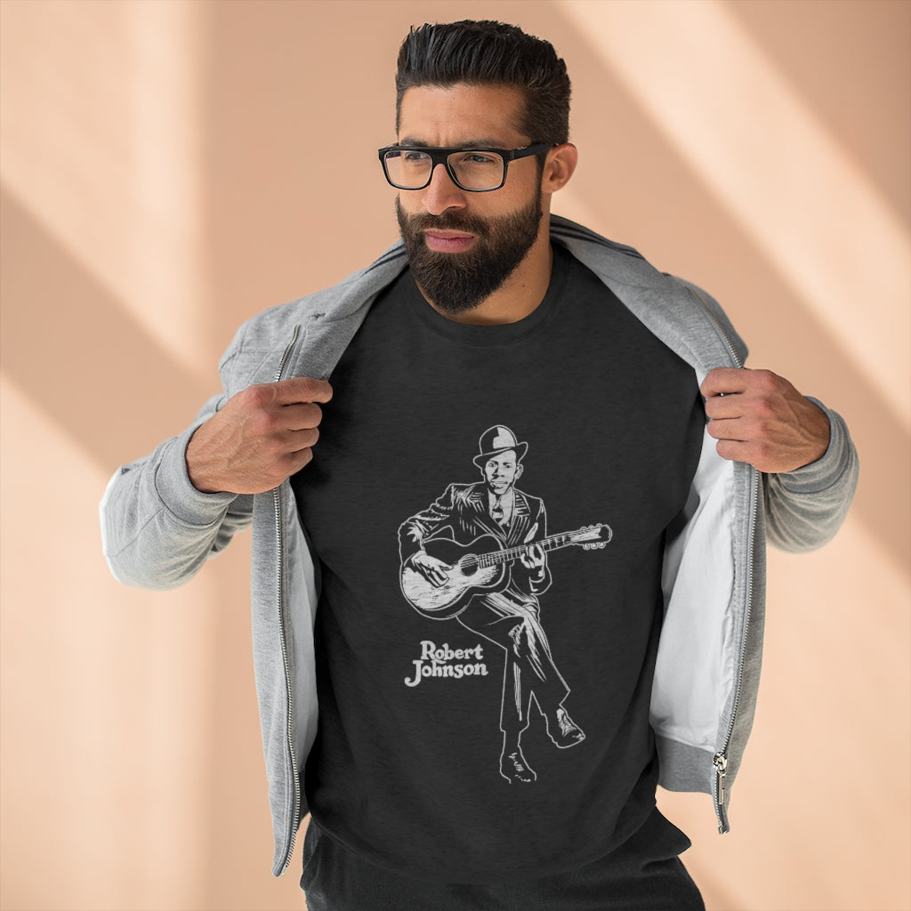 Robert Johnson - Unisex Premium Crewneck Sweatshirt