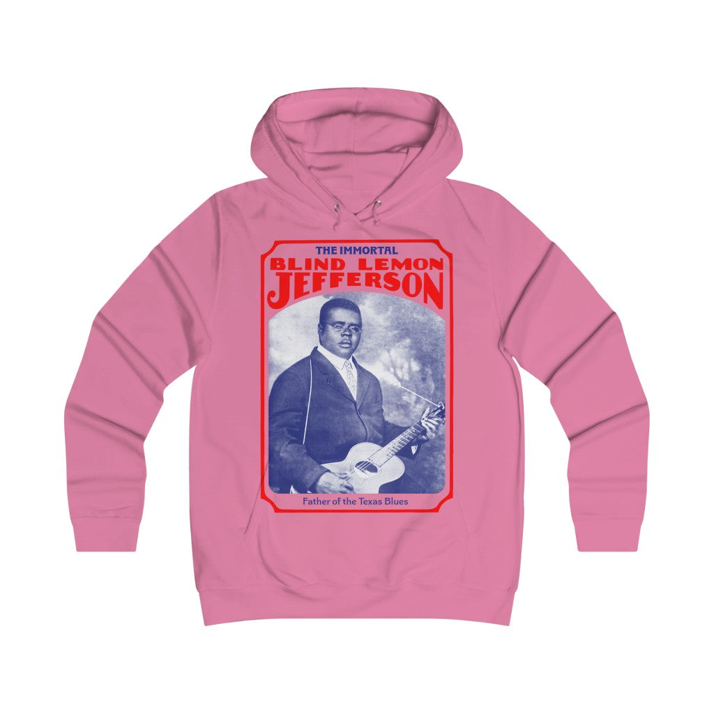 Blind Lemon Jefferson - Girlie College Hoodie