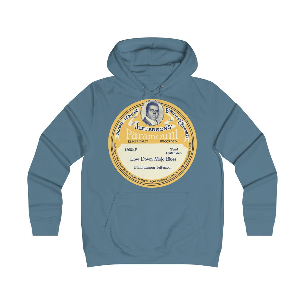 Blind Lemon Jefferson - Girlie College Hoodie