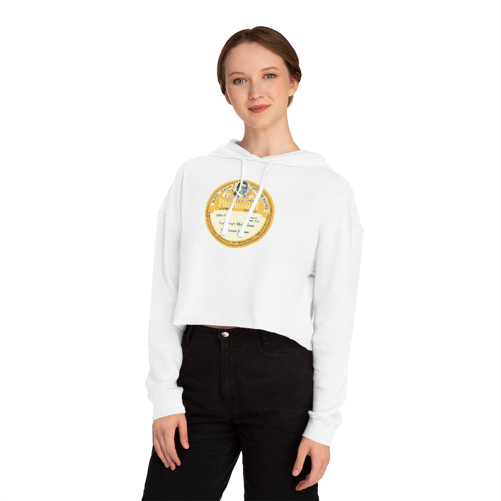 Blind Lemon Jefferson - Women's Cropped Hooded Sweatshirt