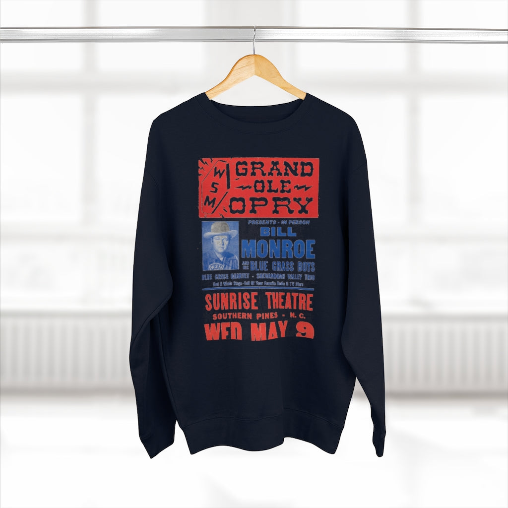 Bill Monroe - Unisex Premium Crewneck Sweatshirt