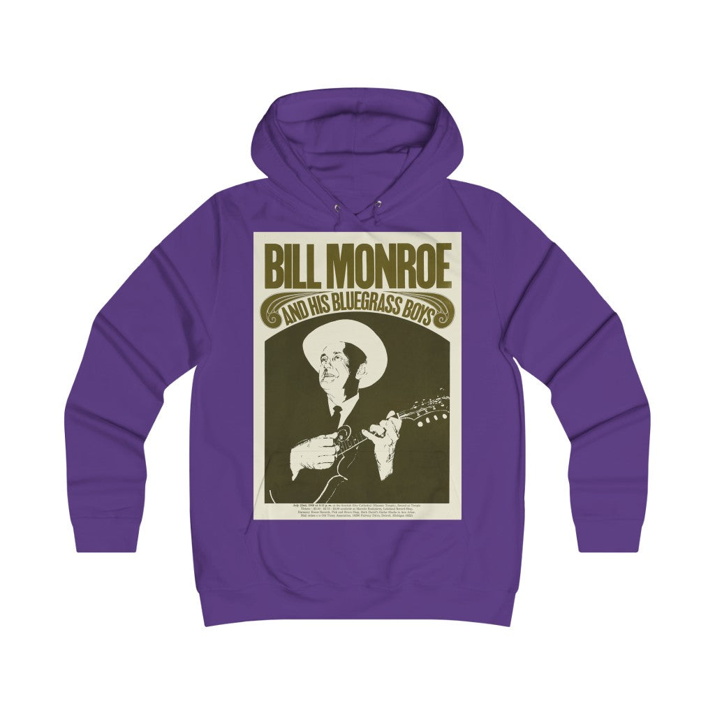 Bill Monroe - Girlie College Hoodie