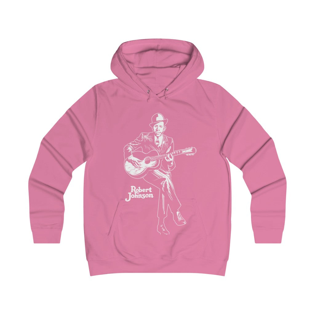 Robert Johnson - Girlie College Hoodie