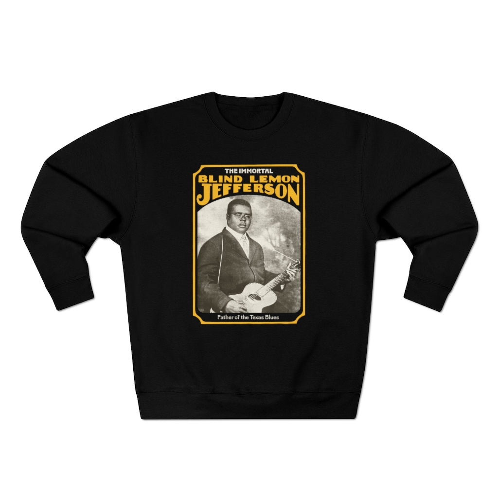 Blind Lemon Jefferson - Unisex Premium Crewneck Sweatshirt