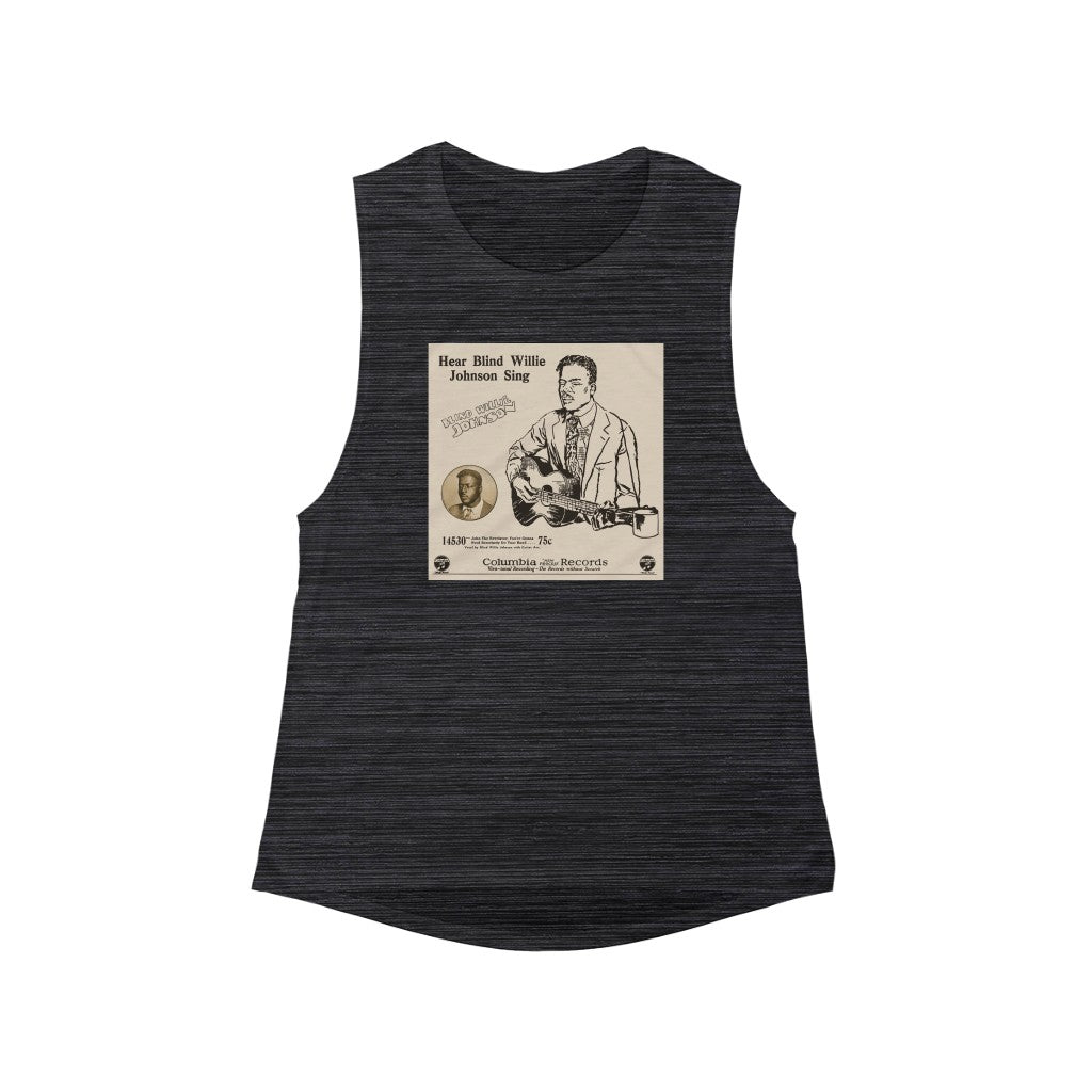 Blind Willie Johnson - Women's Flowy Scoop Muscle Tank