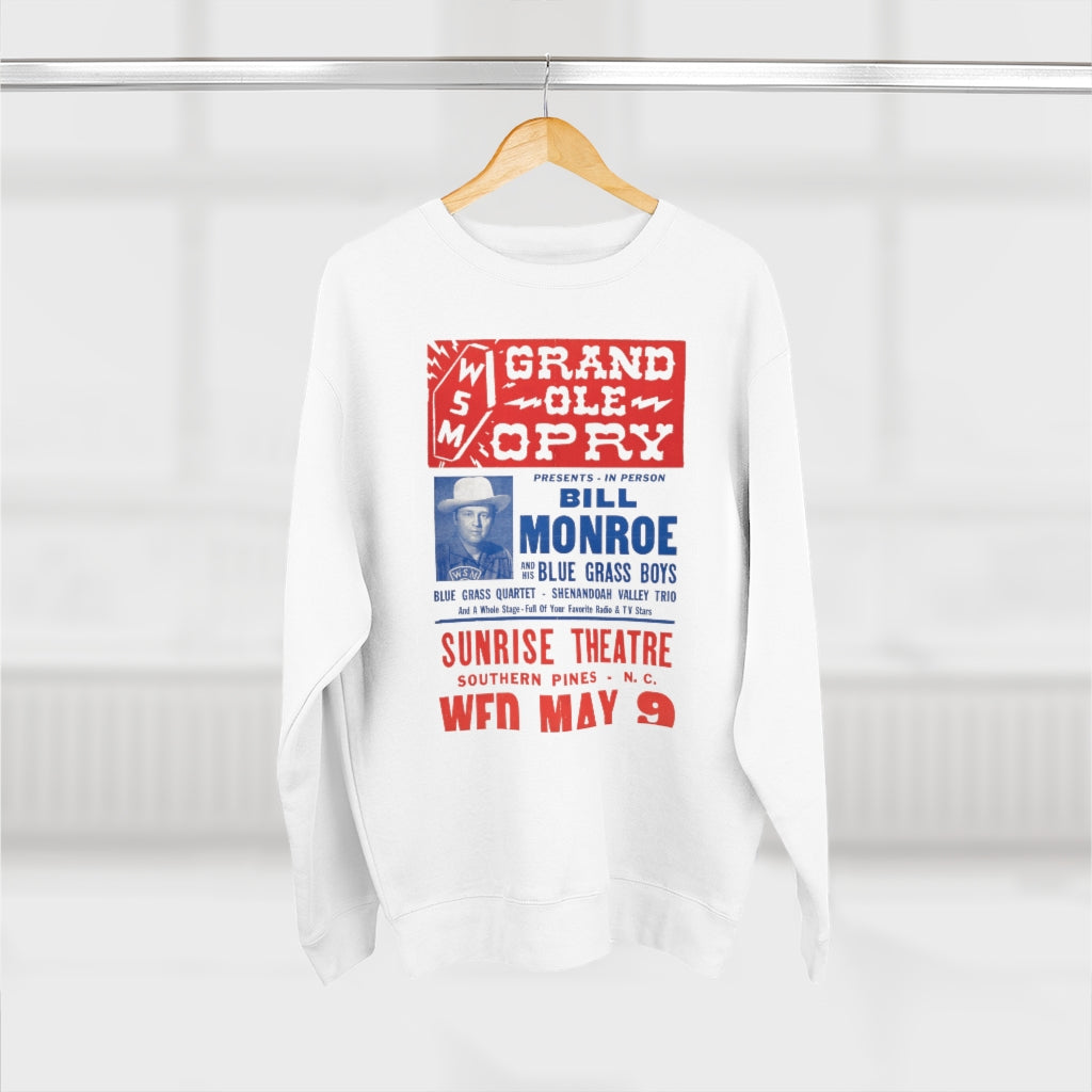 Bill Monroe - Unisex Premium Crewneck Sweatshirt