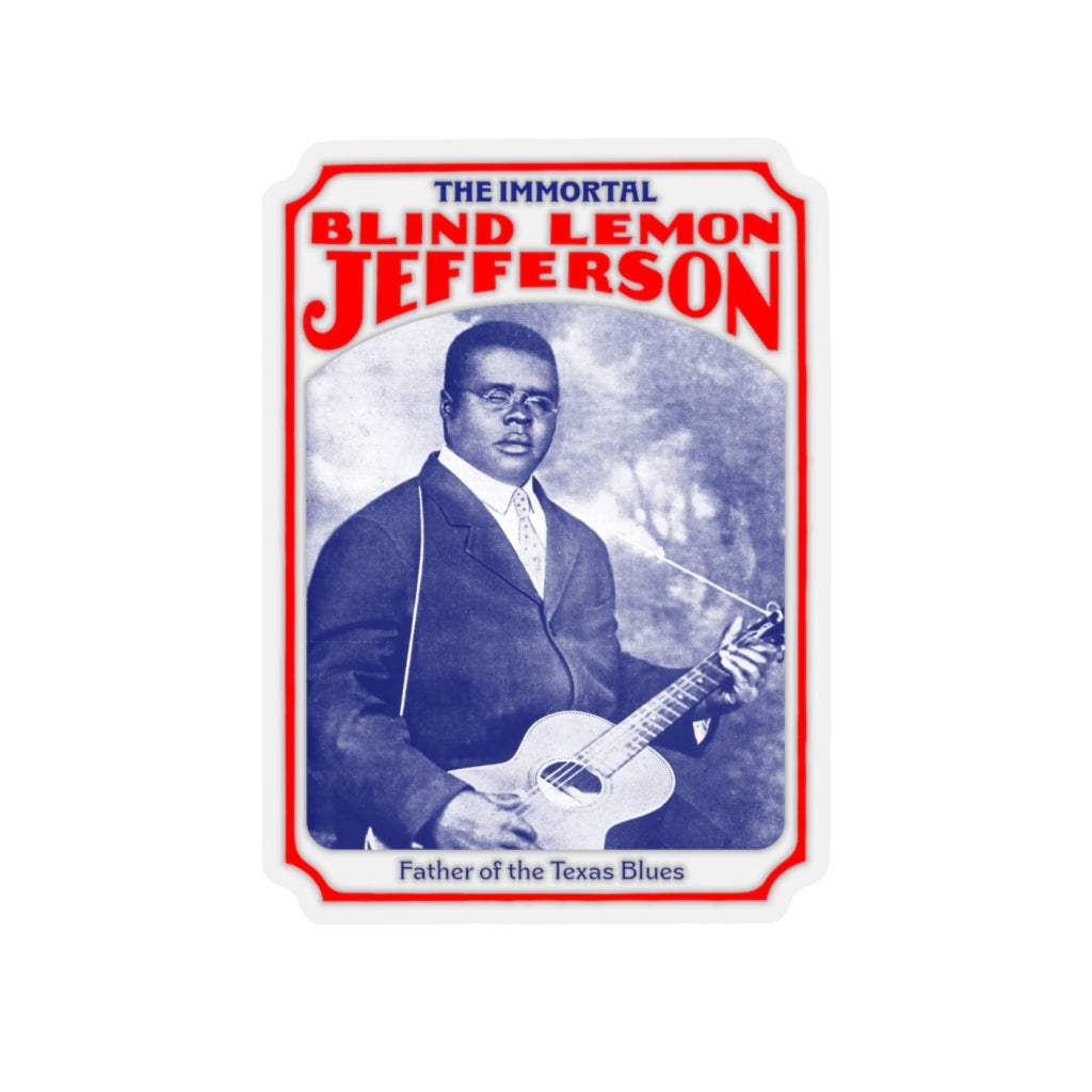 Blind Lemon Jefferson - Kiss-Cut Stickers