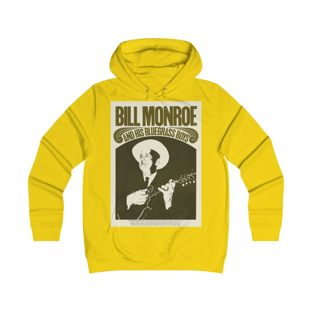 Bill Monroe - Girlie College Hoodie