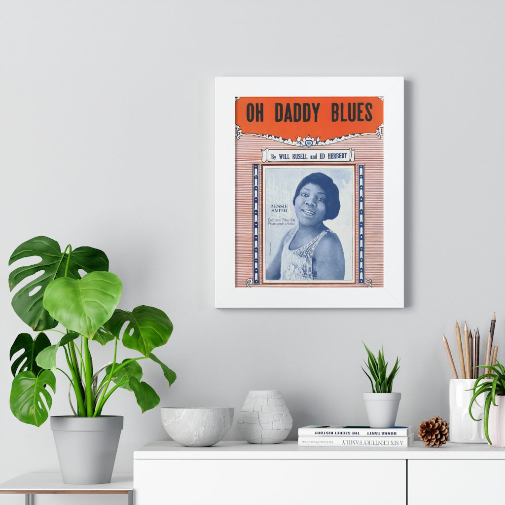 Bessie Smith - Framed Vertical Poster