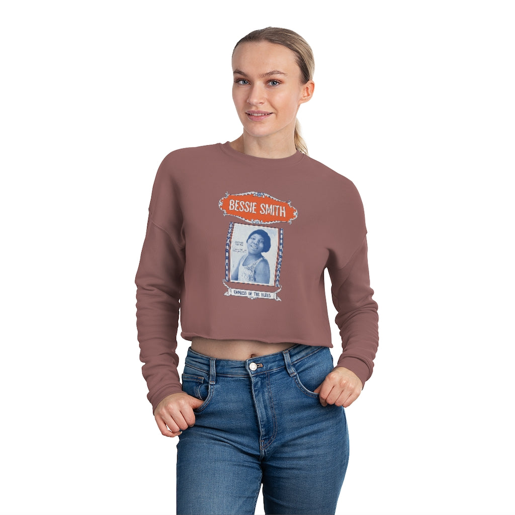 Bessie Smith - Women's Cropped Sweatshirt