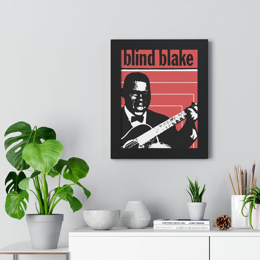 Blind Blake - Framed Vertical Poster