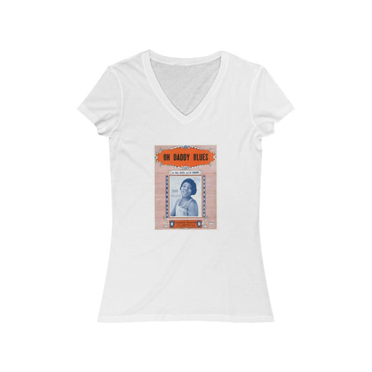 Bessie Smith - Women's Jersey Short Sleeve V-Neck Tee