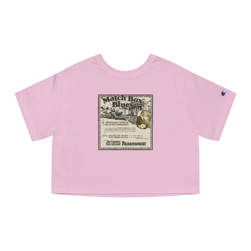 Blind Lemon Jefferson - Champion Women's Heritage Cropped T-Shirt