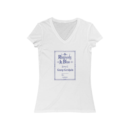 Gershwin - Women's Jersey Short Sleeve V-Neck Tee