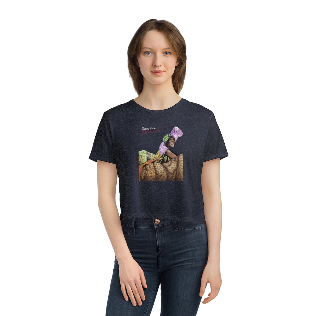 Bessie Smith - Women's Flowy Cropped Teeed Tee