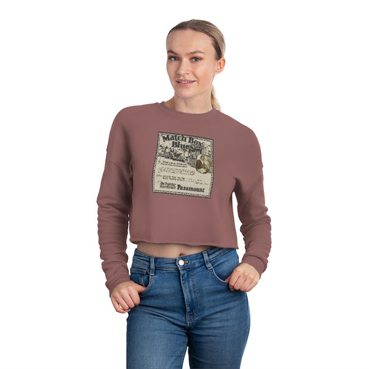 Blind Lemon Jefferson - Women's Cropped Sweatshirt