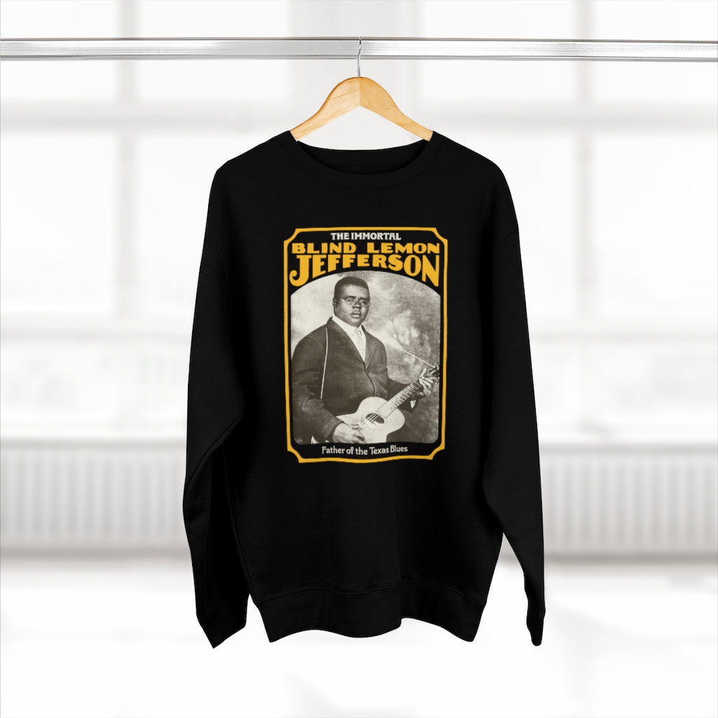 Blind Lemon Jefferson - Unisex Premium Crewneck Sweatshirt