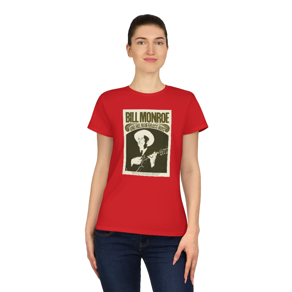 Bill Monroe - Ladies' Premium Cotton T-Shirt