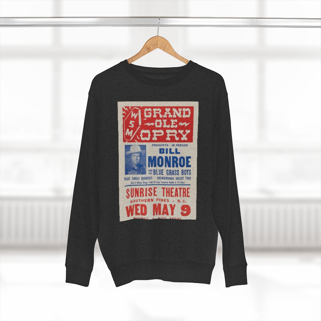 Bill Monroe - Unisex Premium Crewneck Sweatshirt