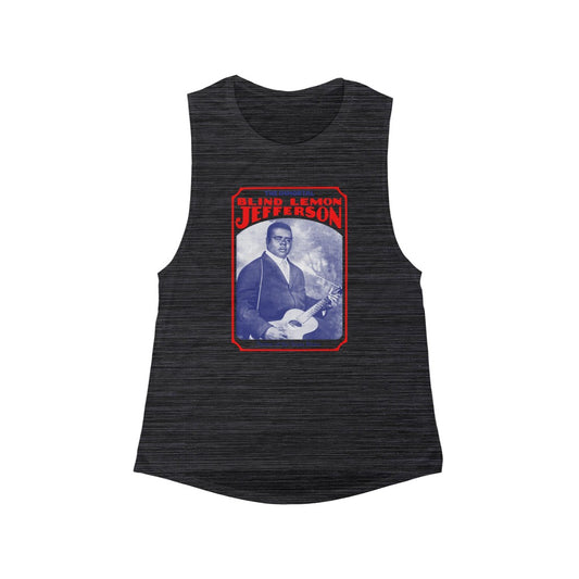 Blind Lemon Jefferson - Women's Flowy Scoop Muscle Tank