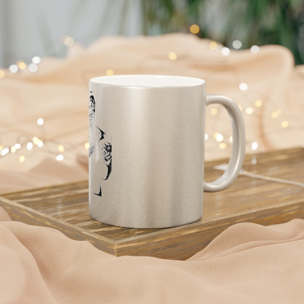 Leadbelly - Metallic Mug (Silver or Gold)