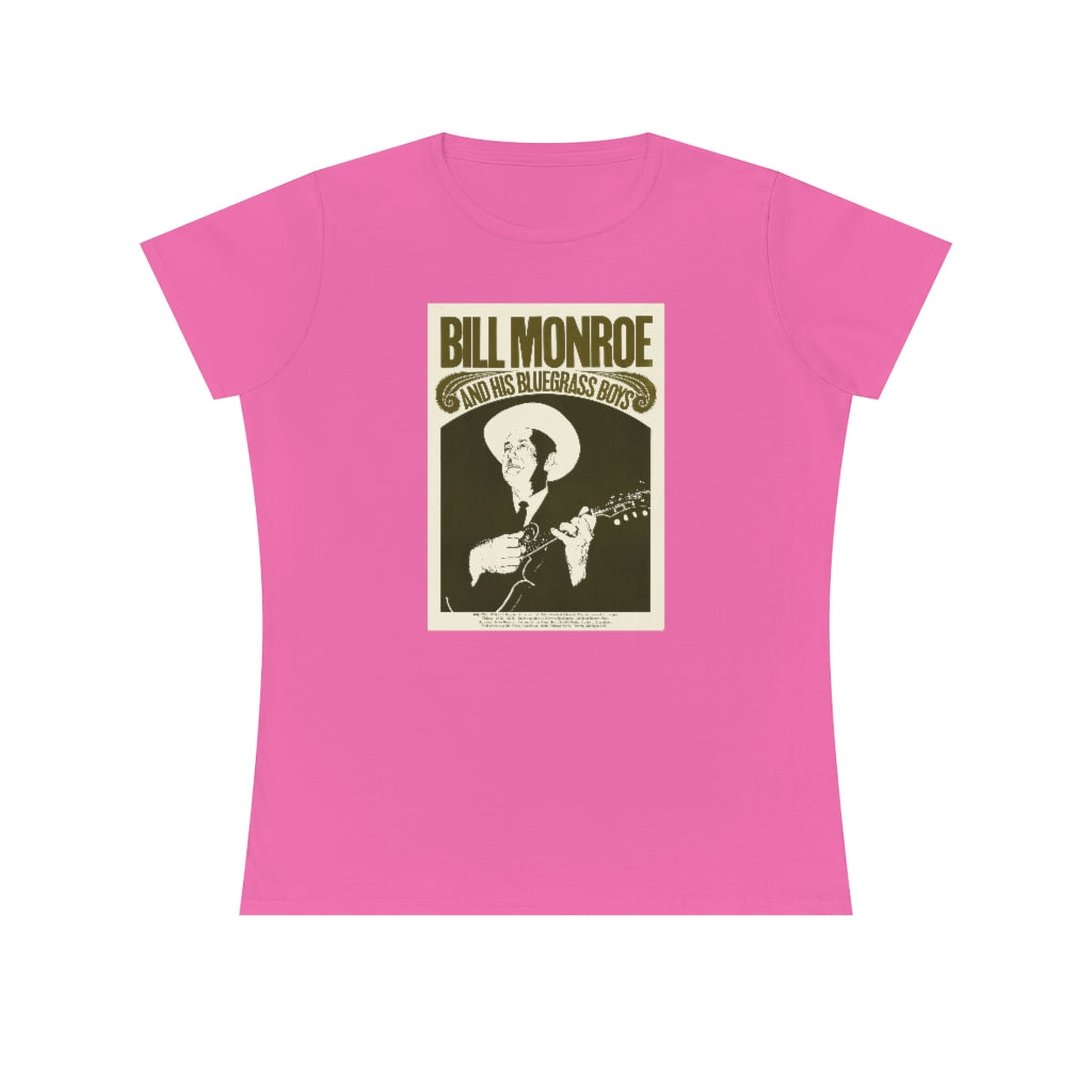 Bill Monroe - Ladies' Premium Cotton T-Shirt