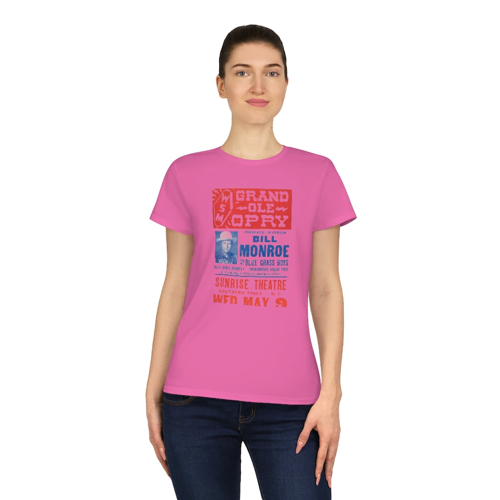 Bill Monroe - Ladies' Premium Cotton T-Shirt