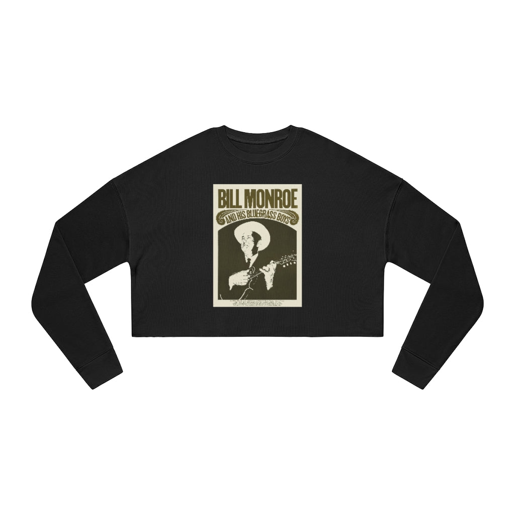 Bill Monroe - Women's Cropped Sweatshirt