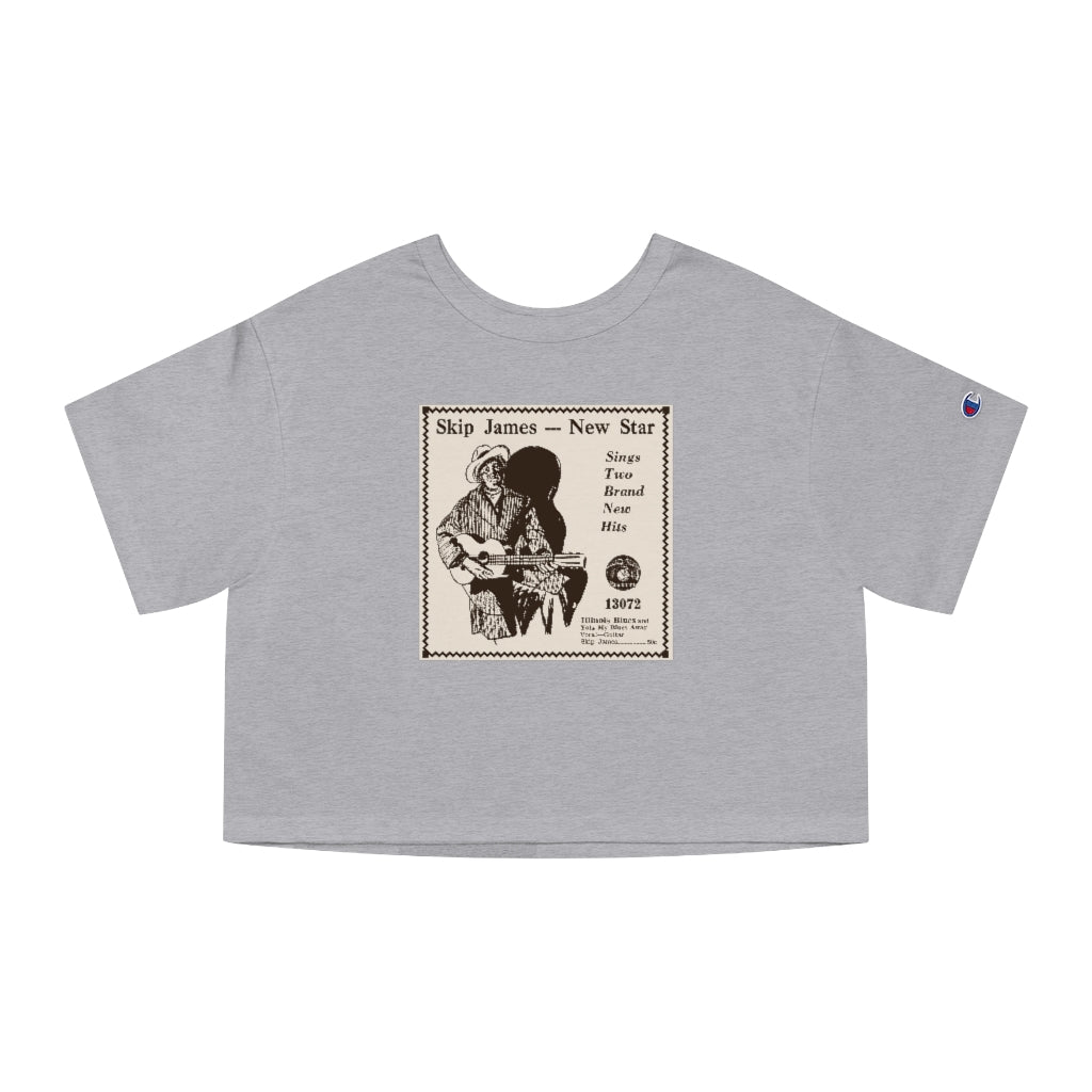 Skip James - Champion Women's Heritage Cropped T-Shirt