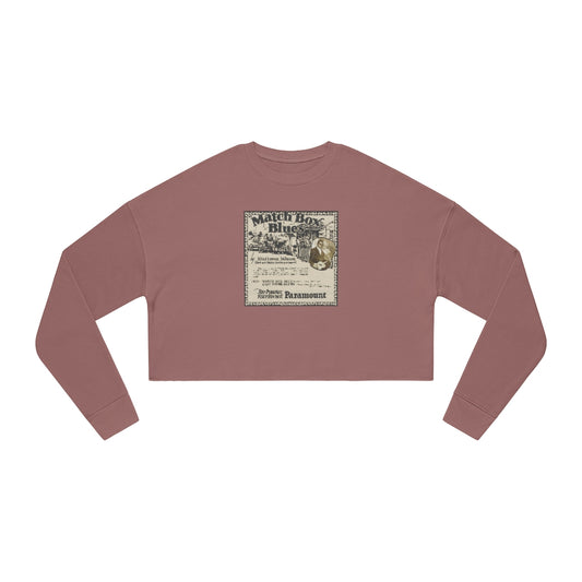 Blind Lemon Jefferson - Women's Cropped Sweatshirt