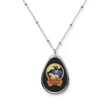 Blind Boy Fuller - Oval Necklace