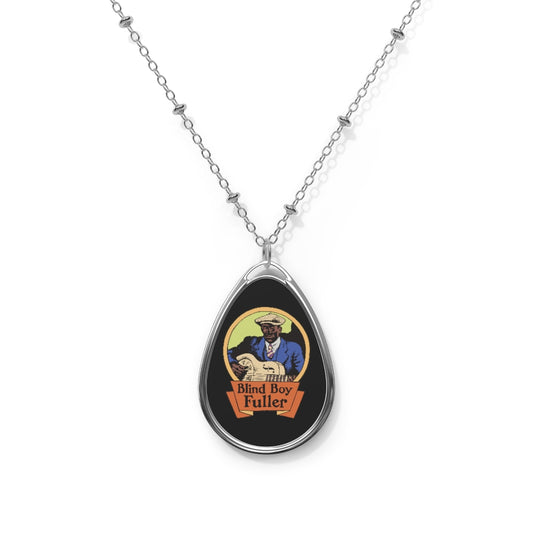 Blind Boy Fuller - Oval Necklace