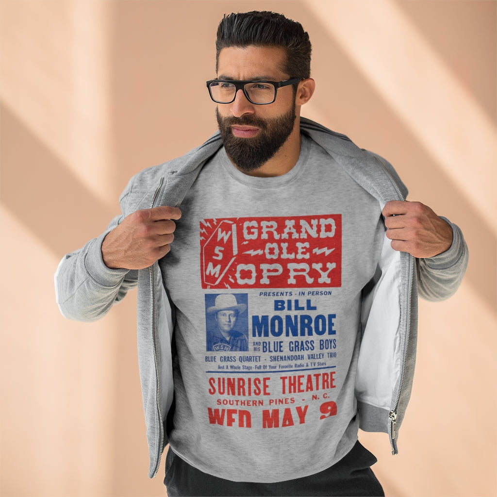 Bill Monroe - Unisex Premium Crewneck Sweatshirt