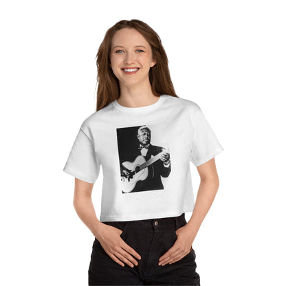 Leadbelly - Champion Women's Heritage Cropped T-Shirt