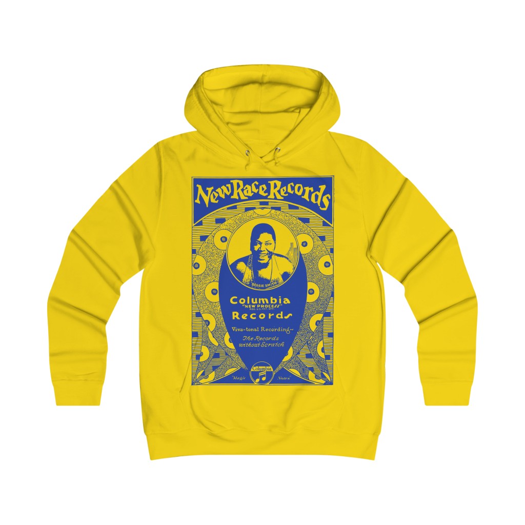 Bessie Smith - Girlie College Hoodie