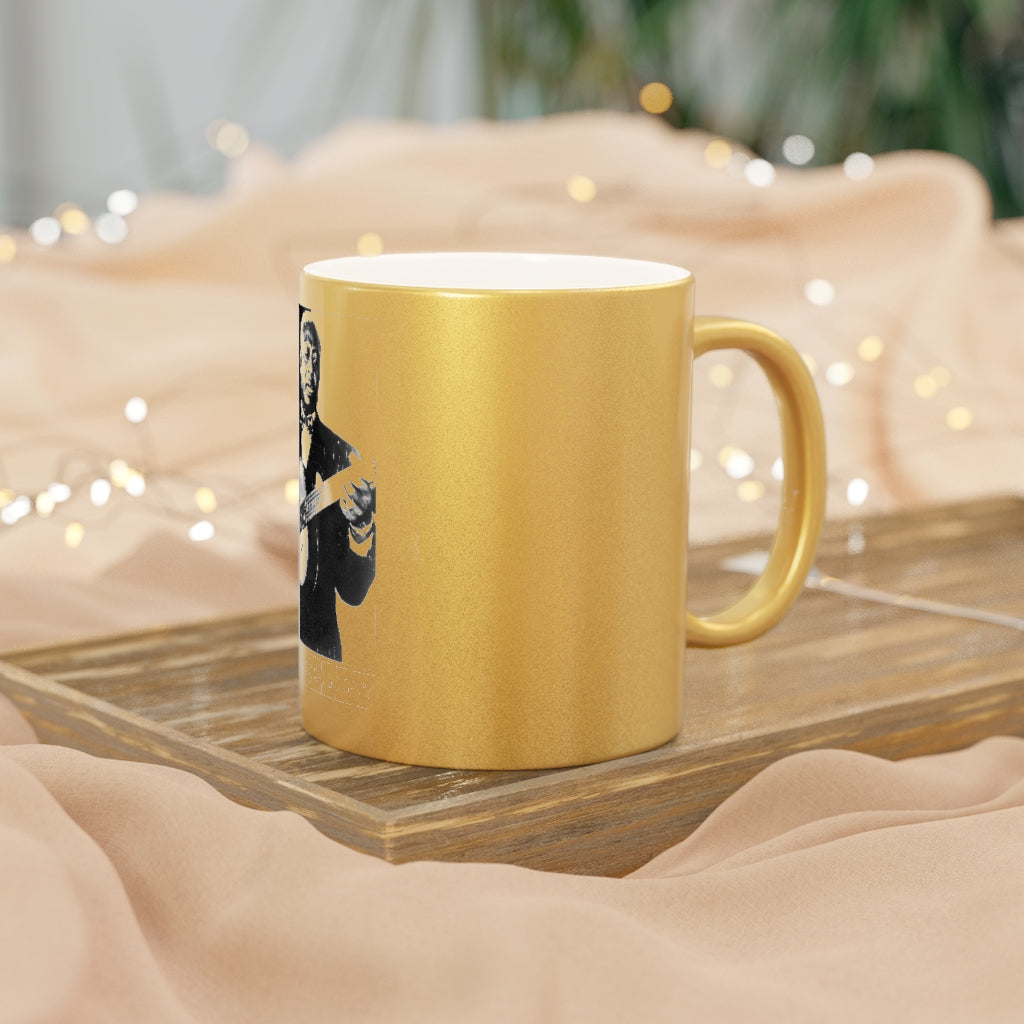 Leadbelly - Metallic Mug (Silver or Gold)