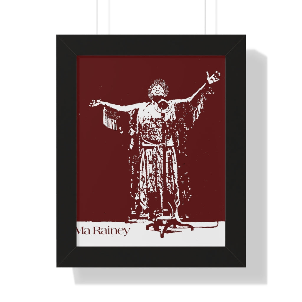 Ma Rainey - Framed Vertical Poster