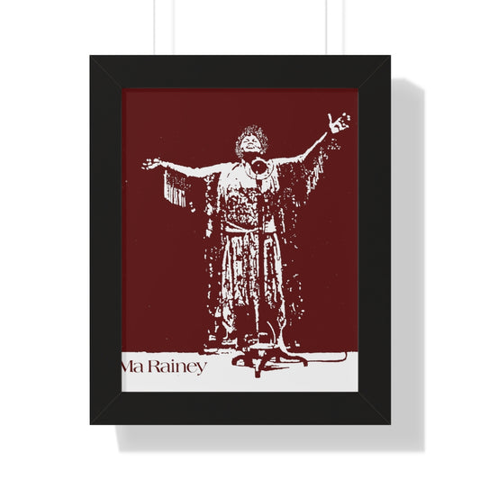 Ma Rainey - Framed Vertical Poster