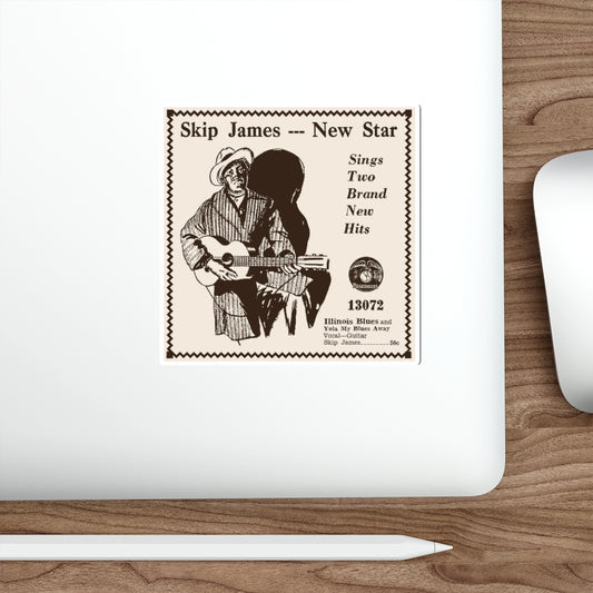 Skip James - Die-Cut Stickers