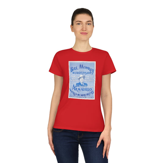 Bill Monroe - Ladies' Premium Cotton T-Shirt