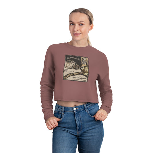 Blind Lemon Jefferson - Women's Cropped Sweatshirt