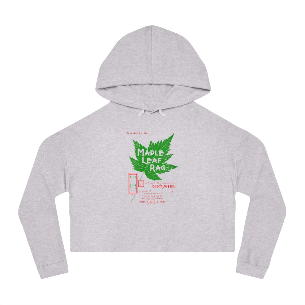 Scott Joplin - Women's Cropped Hooded Sweatshirt