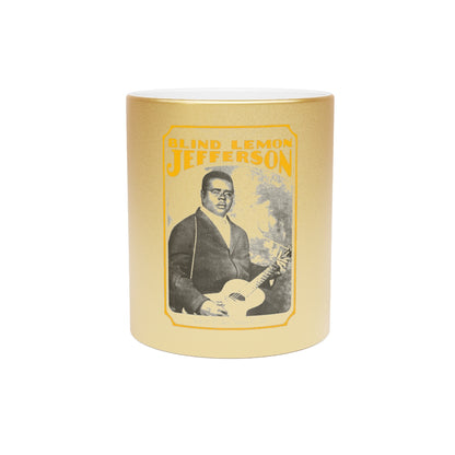 Blind Lemon Jefferson - Metallic Mug (Silver or Gold)