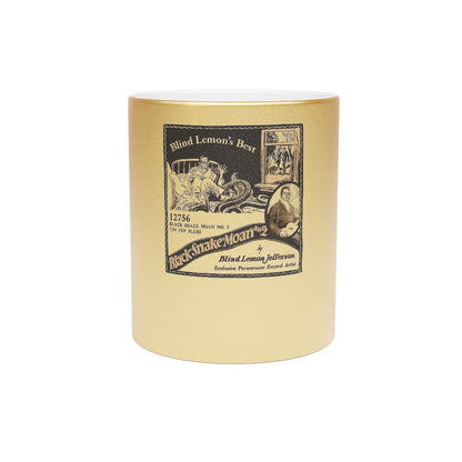 Blind Lemon Jefferson - Metallic Mug (Silver or Gold)