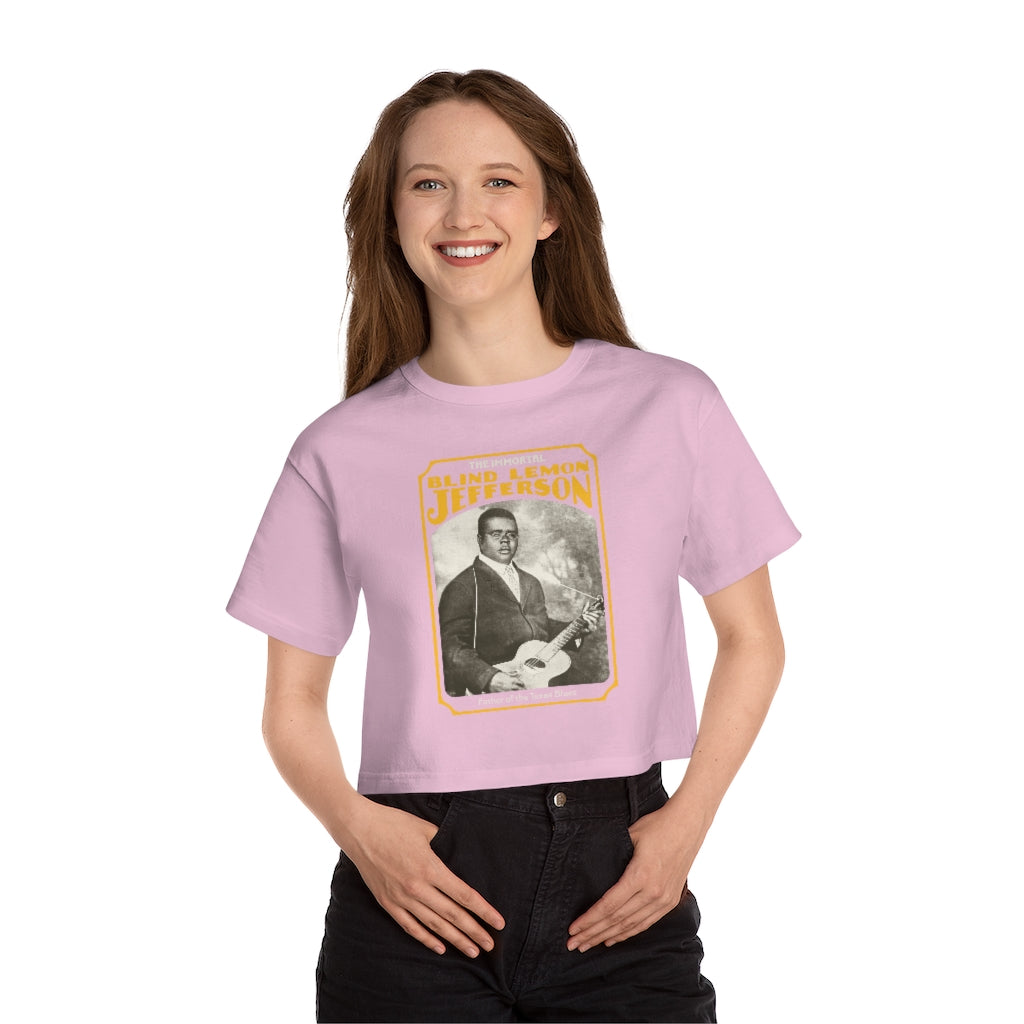 Blind Lemon Jefferson - Champion Women's Heritage Cropped T-Shirt